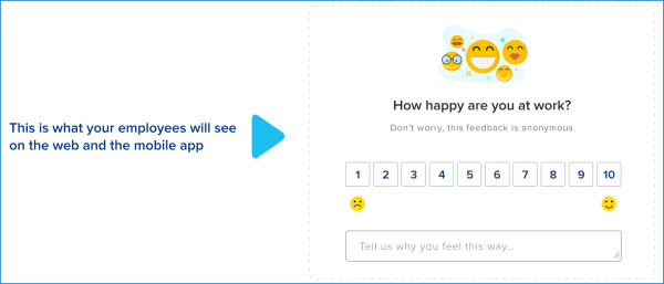 We use Employment Hero to measure Employee Happiness